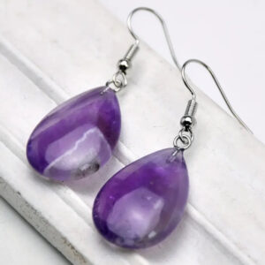 Amethyst Teardrop Earrings