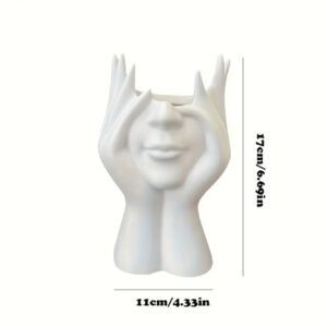 make up brush holder white