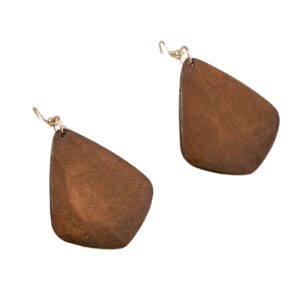 Rustic Wooden Kite Earrings