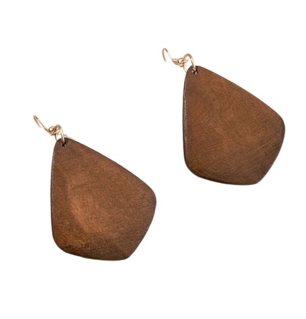 Rustic Wooden Kite Earrings
