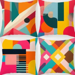 GeoPop Cushion Collection – 45x45cm