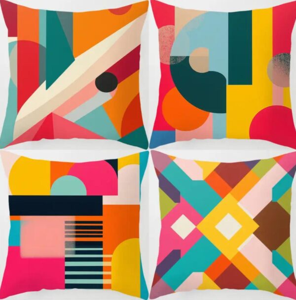 GeoPop Cushion Collection – 45x45cm