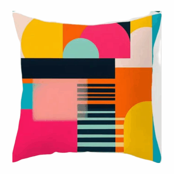 Pixel Bloom cushion
