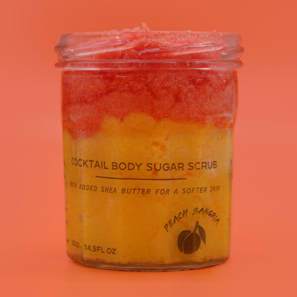 Fragranced Sugar Body Scrub - Peach Sangria 300g - Image 4