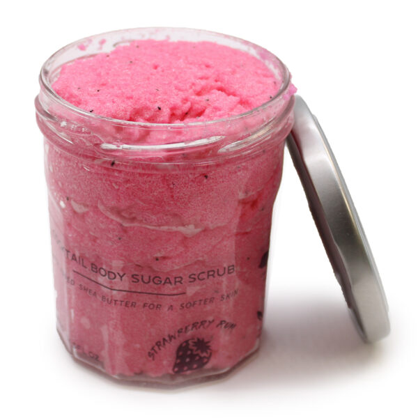 Fragranced Sugar Body Scrub - Strawberry Rum 300g - Image 2