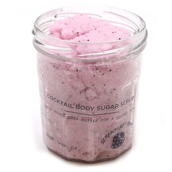 Fragranced Sugar Body Scrub - Strawberry Rum 300g - Image 8
