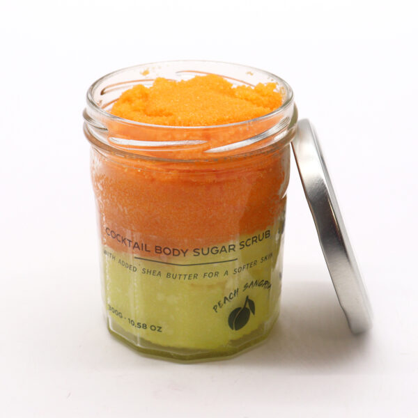 Fragranced Sugar Body Scrub - Peach Sangria 300g - Image 12