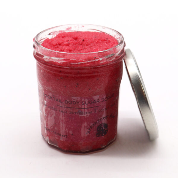 Fragranced Sugar Body Scrub - Strawberry Rum 300g - Image 11