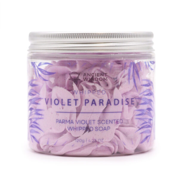 Parma Violet Whipped Soap 120g - Image 4
