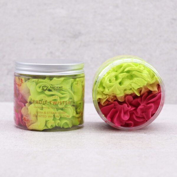 Strawberry & Kiwi Whipped Soap 120g - Image 5