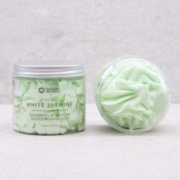 Gooseberry & White Tea Whipped Soap 120g - Image 5