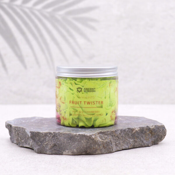 Strawberry & Kiwi Whipped Soap 120g - Image 8