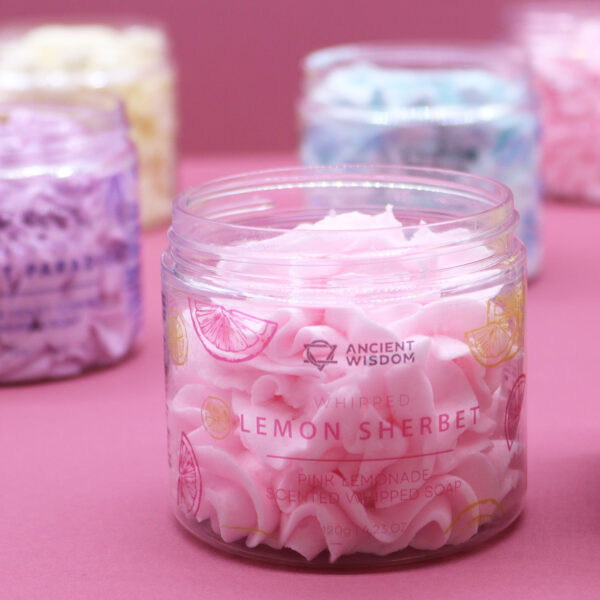 Pink Lemonade Whipped Soap 120g - Image 7
