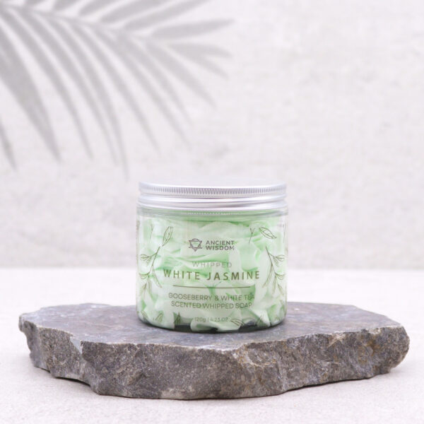 Gooseberry & White Tea Whipped Soap 120g - Image 7