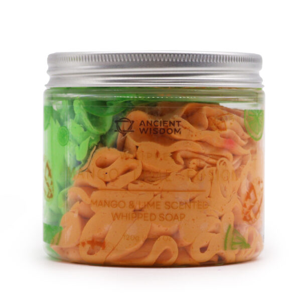 Mango & Lime Whipped Soap 120g - Image 4