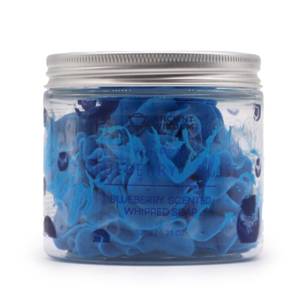 Blueberry Whipped Soap 120g - Image 5