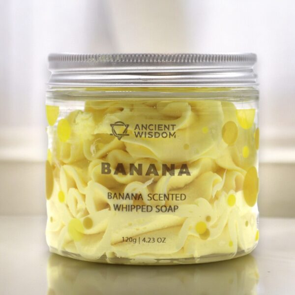 Banana Whipped Soap 120g - Image 7