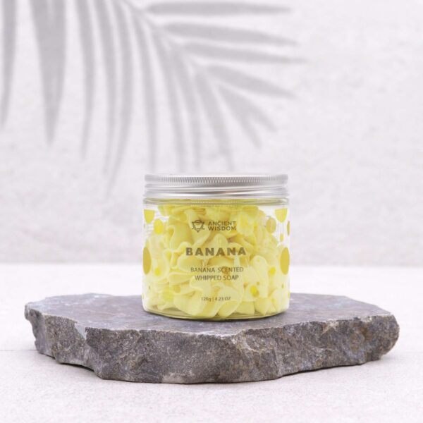 Banana Whipped Soap 120g - Image 2