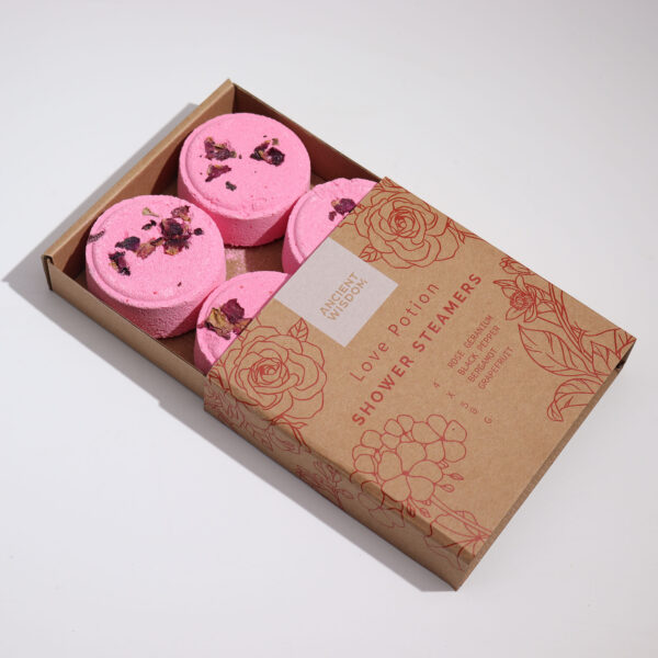 Zen Shower Steamers - Therapy Wellness Gift Set - Love Potion - Image 2