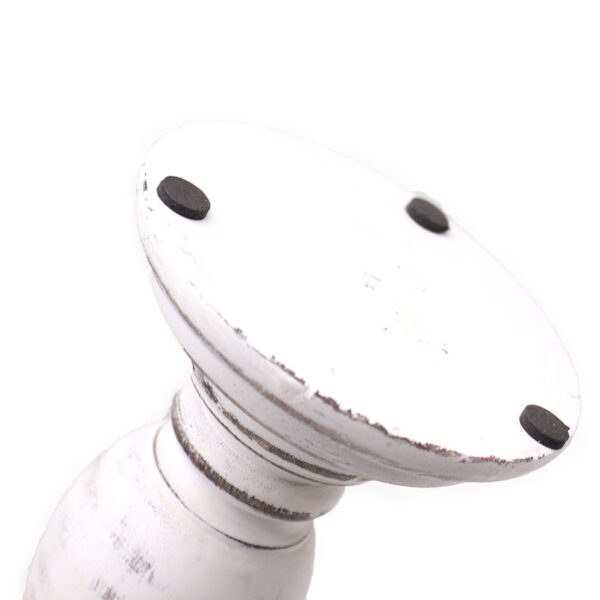 Classic Candle Stand - Whitewash - Small - Image 4