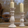 Classic Candle Stand - Whitewash - Medium - Image 5