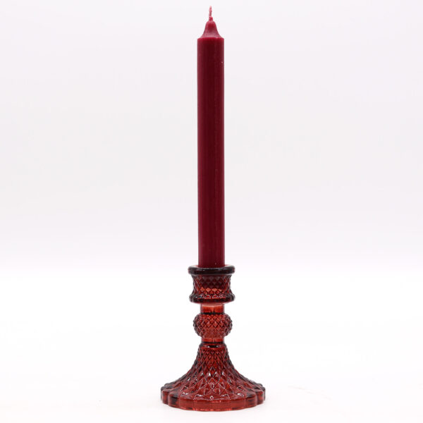 Vintage Dinner Candle Holder - Vampire Red - Image 2