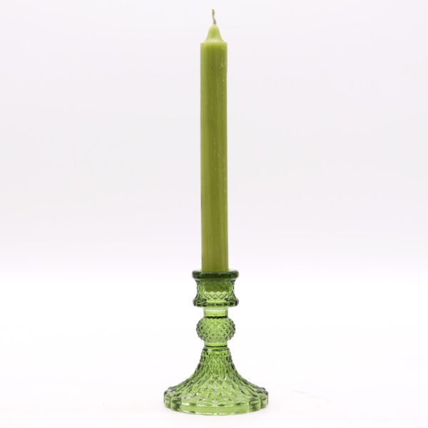 Vintage Dinner Candle Holder - Garden Jade - Image 2