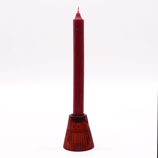 Flip Dinner Candle / Tealight Holder - Vampire Red - Image 2