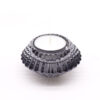 Flower Flip Dinner Candle / Tealight Holder - Midnight Grey - Image 3