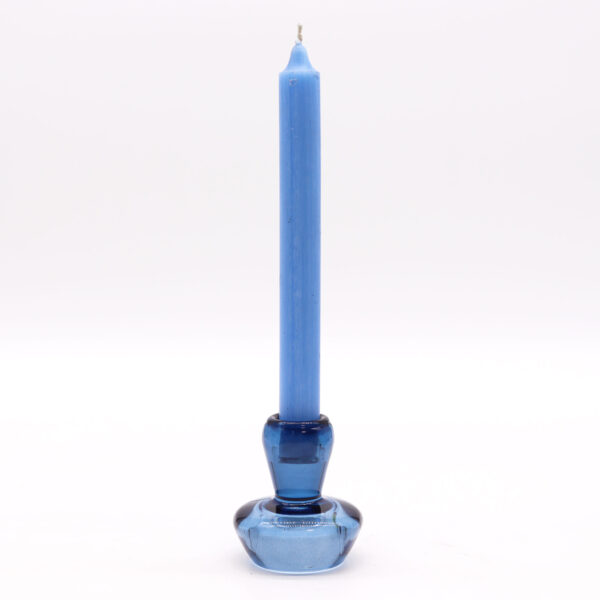 Mushroom Flip Dinner Candle / Tealight Holder - Royal Blue - Image 2