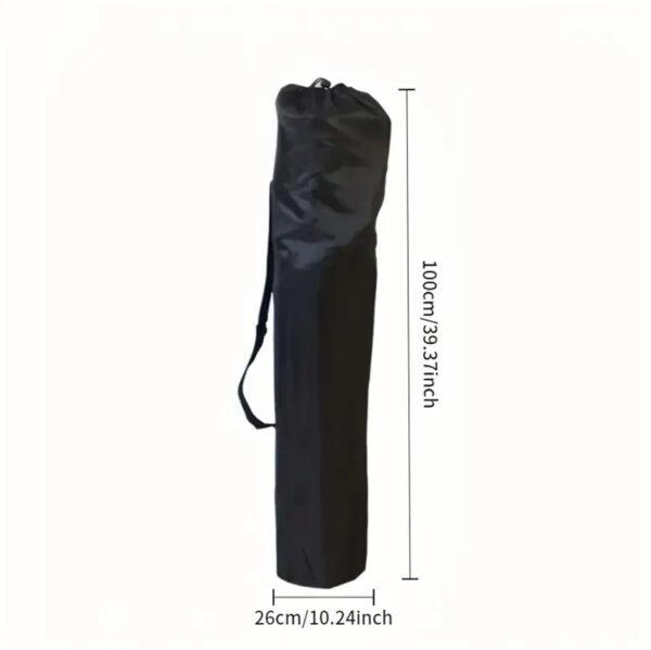 Black Folding Camping Chair With Carry Bag.