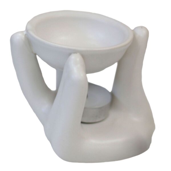 Helping Hand Oil Burner  - White - Image 5