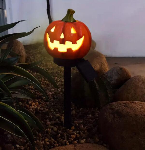 the Decorative Solar Pumpkin Light