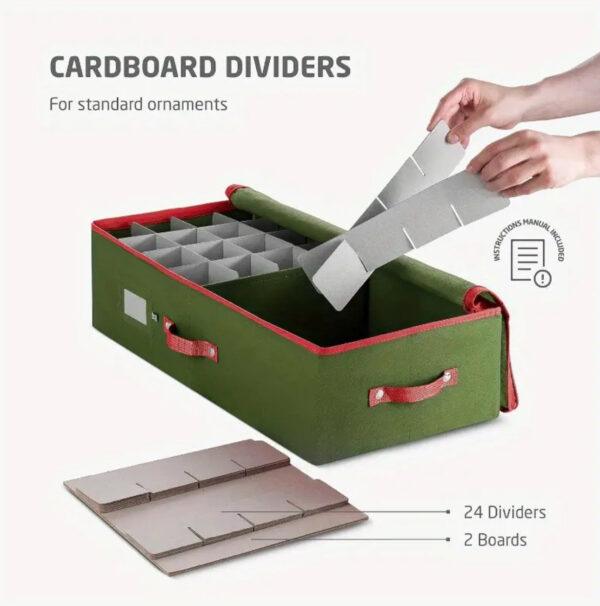 64 Compartment Storage Box for Christmas Decorations