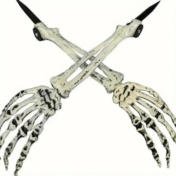 Halloween Skeleton Hands Garden Prop