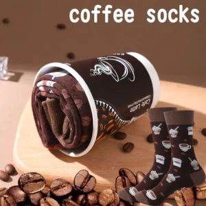 COFFEE SOCKS .