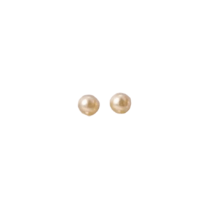 Classic Imitation Pearl Stud Earrings – 0.8cm, - Cream - oneandevery.co.uk