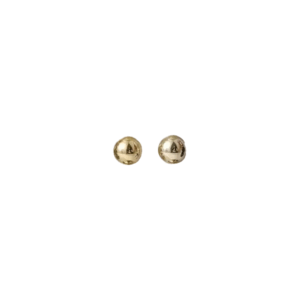 Classic Imitation Pearl Stud Earrings – 0.8cm, - light Gold - oneandevery.co.uk