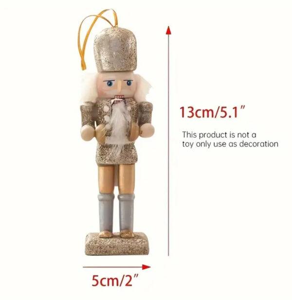 Nutcracker Hanging Decorations – Gold Collection