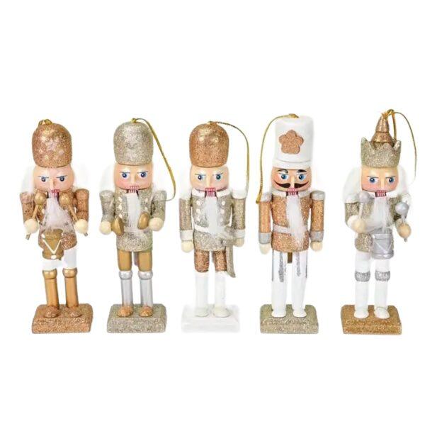 Nutcracker Hanging Decorations – Gold Collection