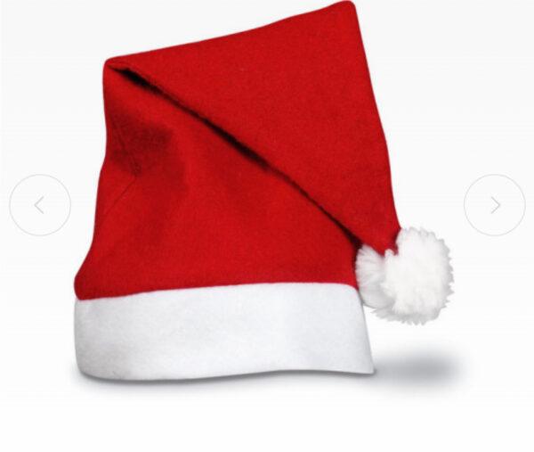 Classic Red Santa Hat with White Trim