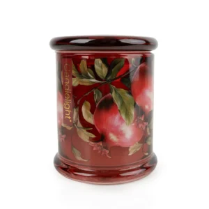 Forest Pine & Pomegranate Large Glass Jar Candle