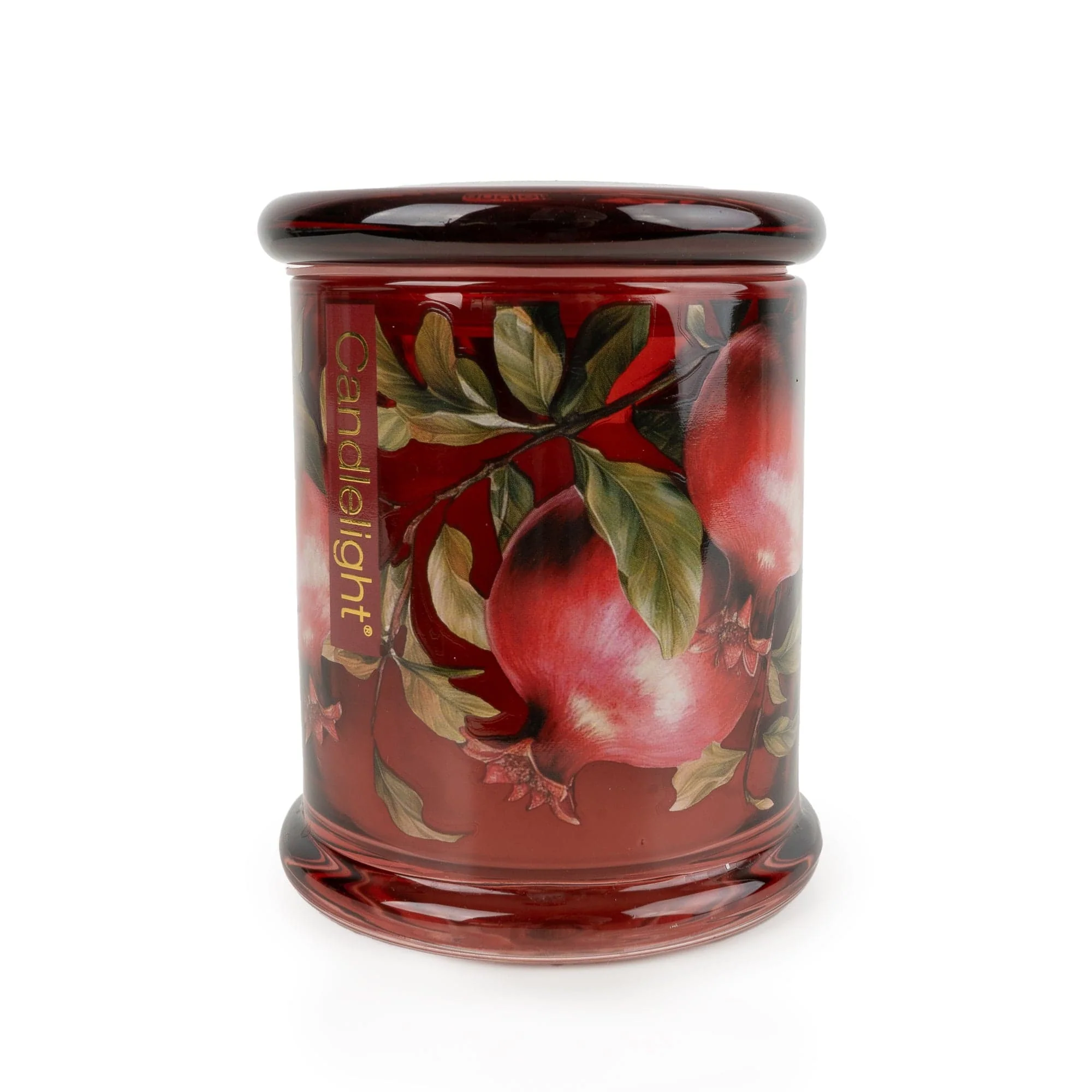 Forest Pine & Pomegranate Large Glass Jar Candle