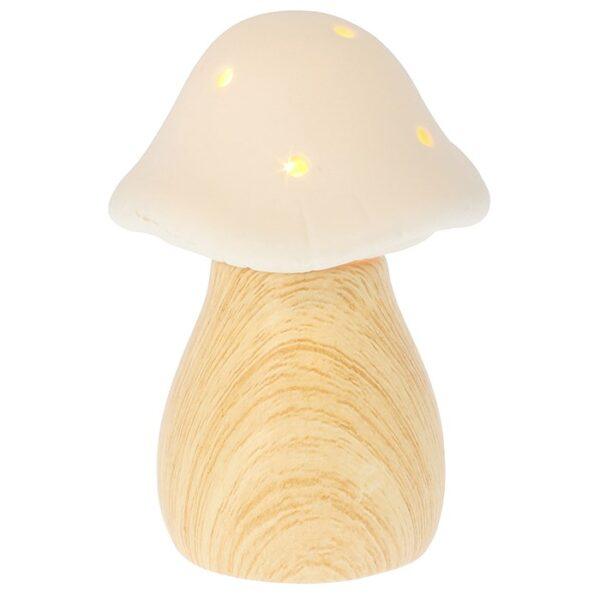 Mushroom Glow Lamp – Small Ceramic Toadstool Light (11.5cm)