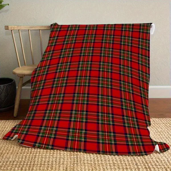 Add a touch of tradition to your home with this Red & Green Tartan Throw Blanket. Featuring a classic Scottish-inspired check pattern in bold festive colours, it’s the perfect way to bring warmth and style to your living space. Ideal for draping over a sofa, layering on the bed, or snuggling up with on chilly evenings, this throw makes a wonderful addition to your Christmas décor and beyond. Its timeless design also makes it a thoughtful gift for the festive season. Details: Traditional tartan pattern in red and green Soft, warm, and lightweight fabric Perfect for sofas, beds, or festive décor Great for Christmas, winter, or year-round use Size: approx. 70cm x 100cm
