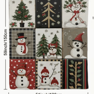 Christmas throw
