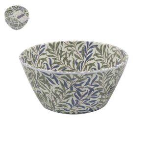 William Morris Willow Bough Melamine Picnic Bowls – Set of 4