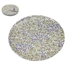 William Morris Willow Bough Melamine Plates – Set of 4