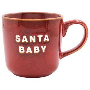 Santa Baby Red Christmas Mug