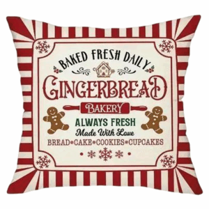 baked fresh daily gingerbread cushion 45x45